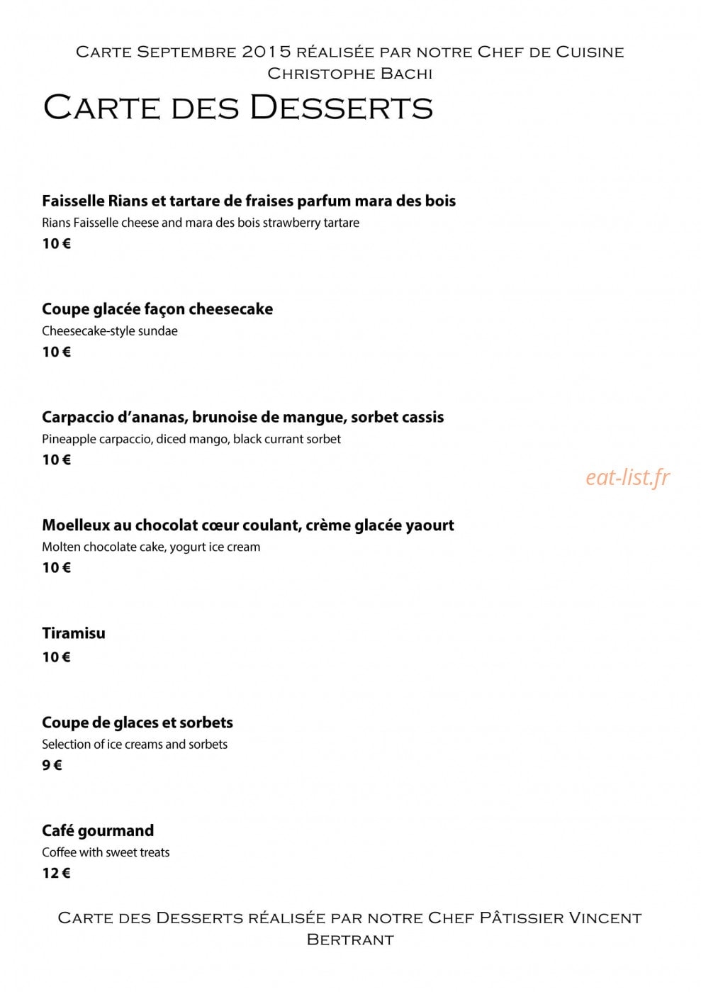 L'Ecrin Plage — carte page 12