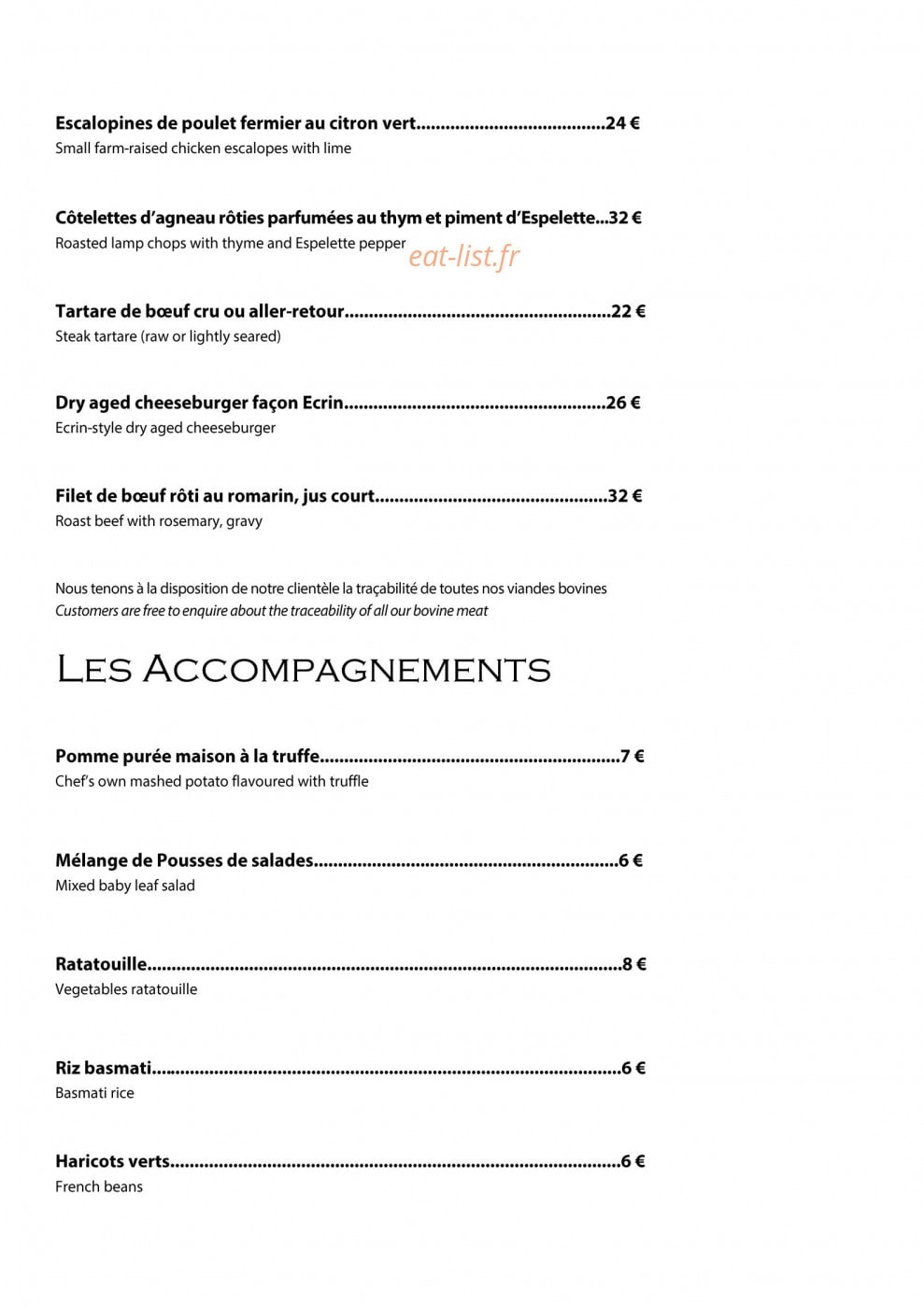 L'Ecrin Plage — carte page 11