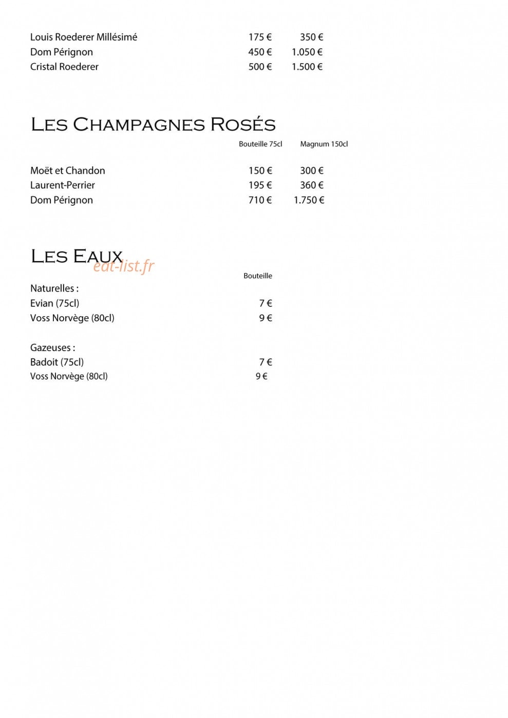 L'Ecrin Plage — carte page 8
