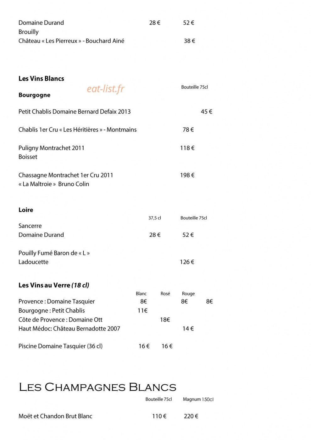 L'Ecrin Plage — carte page 7