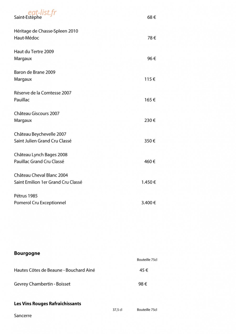 L'Ecrin Plage — carte page 6