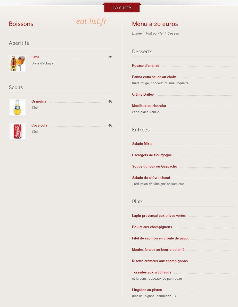 L'Enoteca — carte page 6