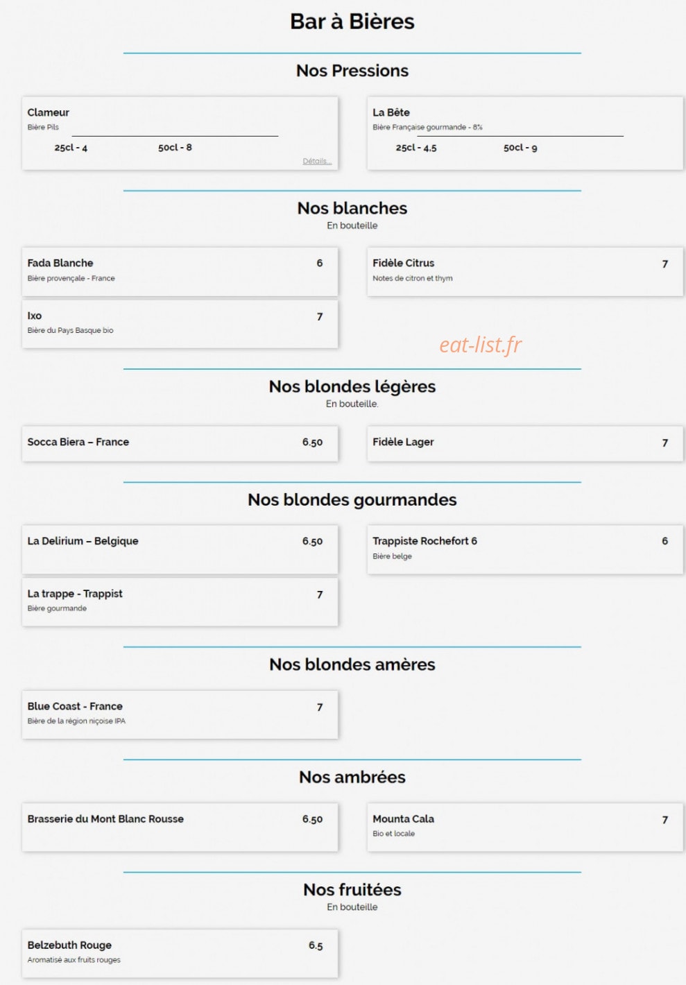 L’Experience — carte page 3