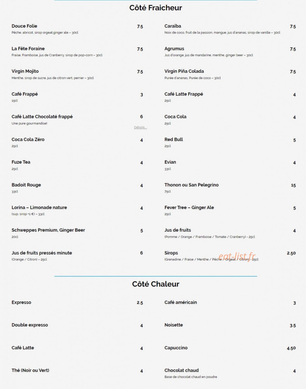 L’Experience — carte page 9