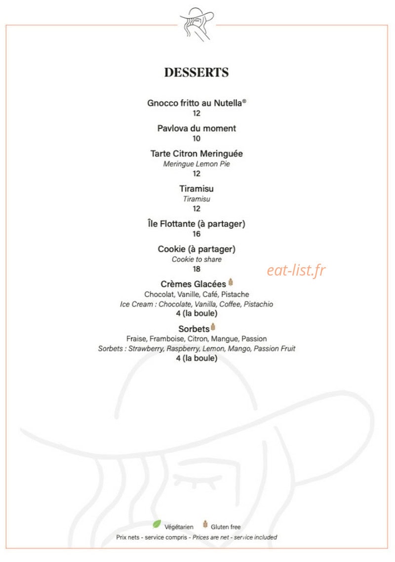 La Bambola — carte page 5