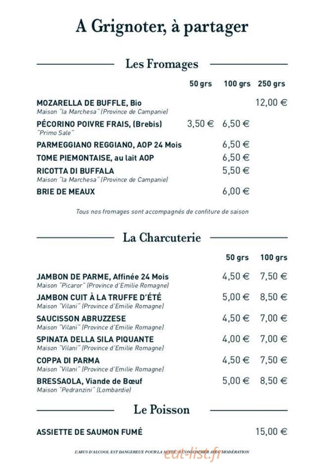 La Belle Epoque — carte page 7