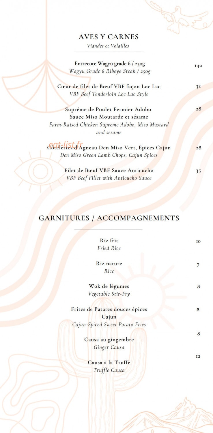 La Fama — carte page 6