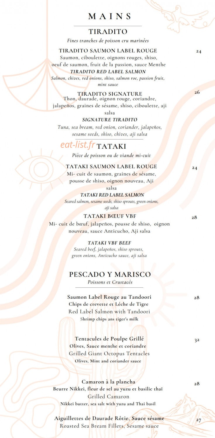 La Fama — carte page 5