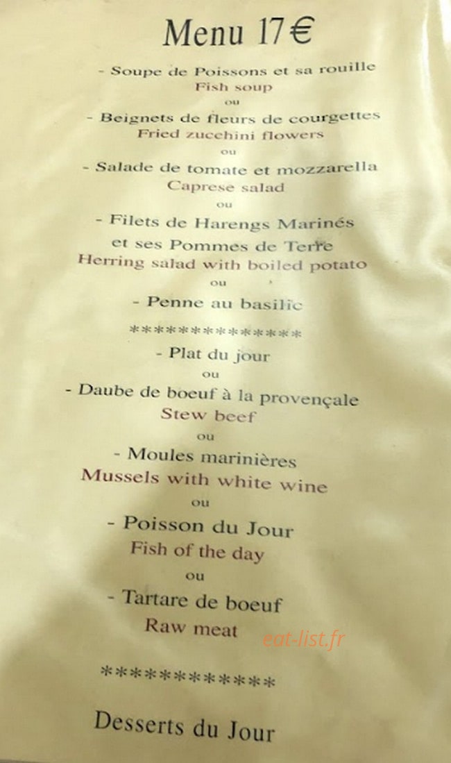 La Farigoulette — carte page 1