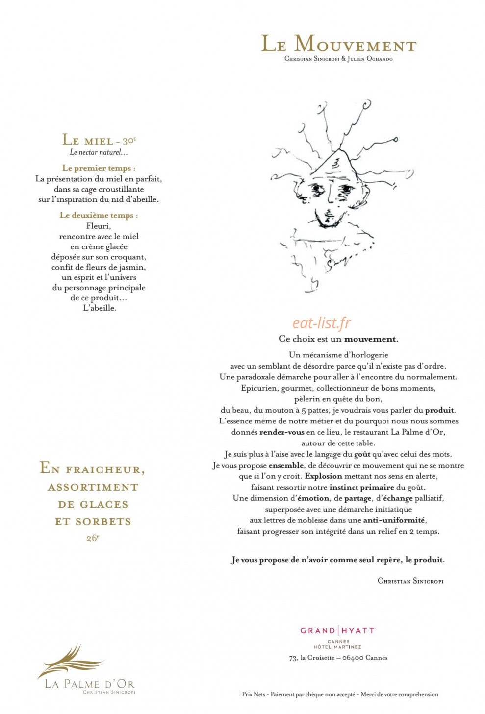 La palme d'or — carte page 2