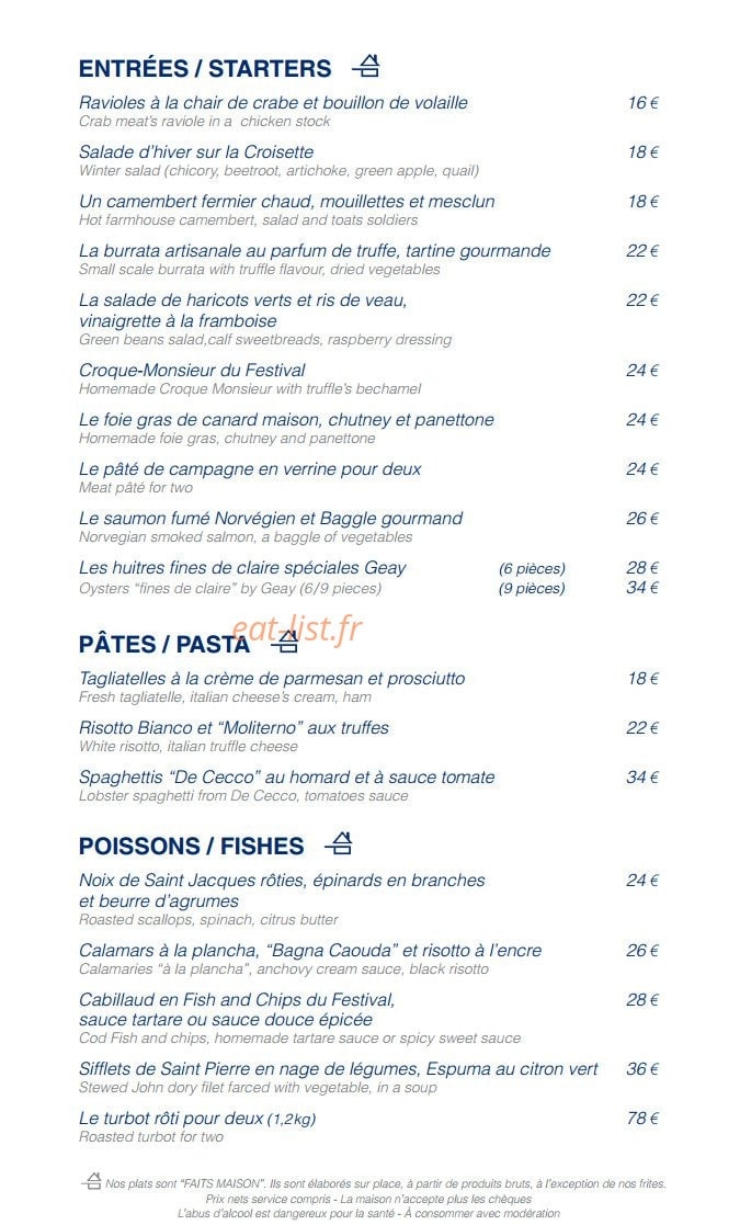 La Plage du Festival — carte page 2