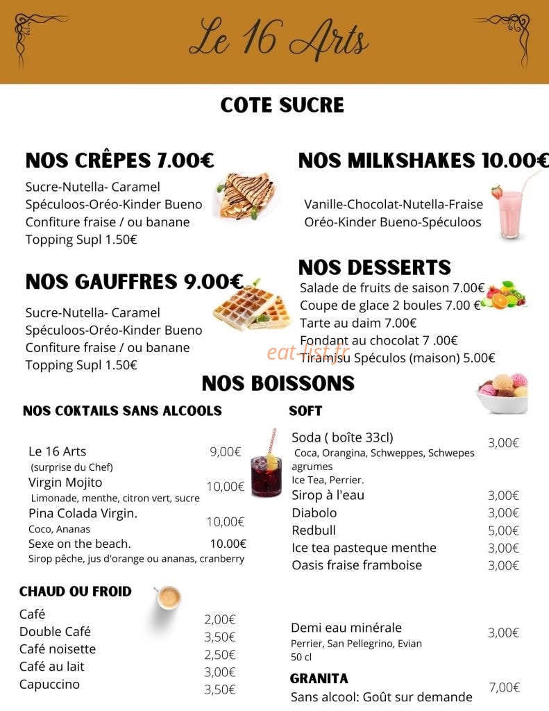 Le 16 Arts — carte page 3