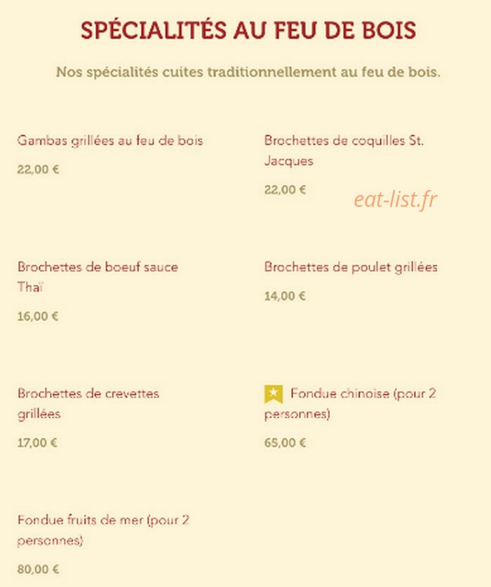 Le Bangkok — carte page 11