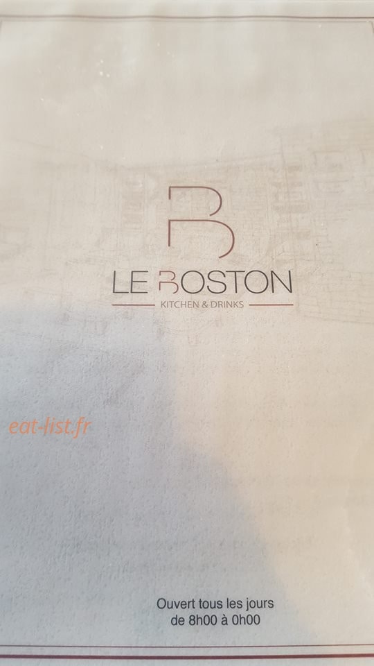 Le Boston — carte page 1