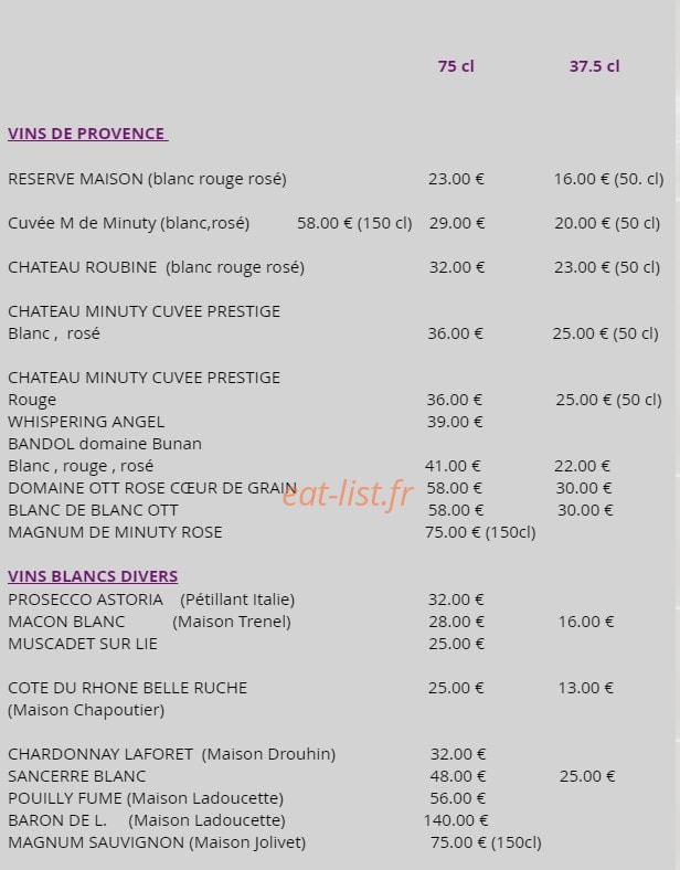 Le Caveau 30 — carte page 4