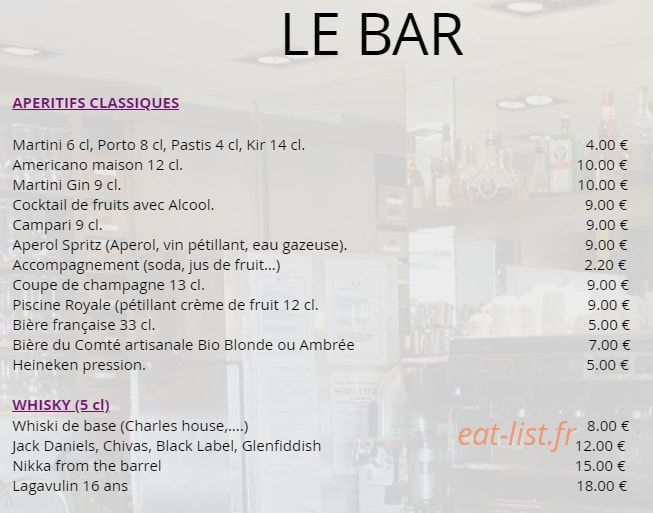 Le Caveau 30 — carte page 9