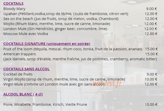Le Caveau 30 — carte page 12