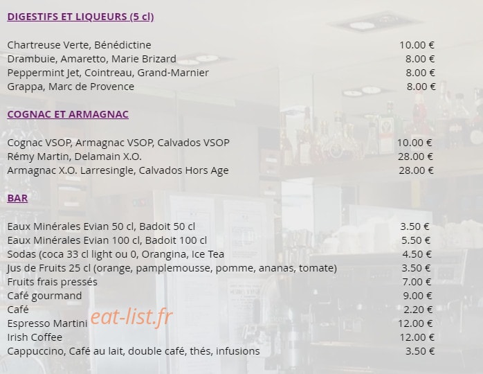 Le Caveau 30 — carte page 13