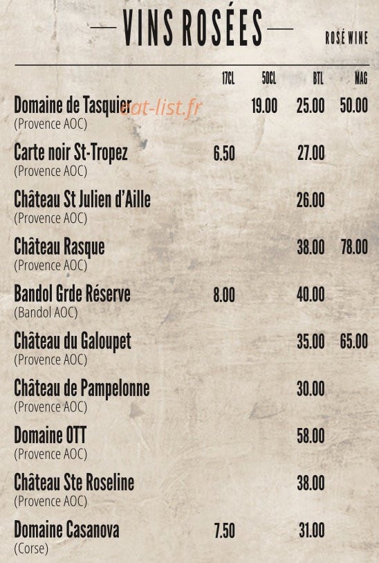 Le croisette — carte page 11