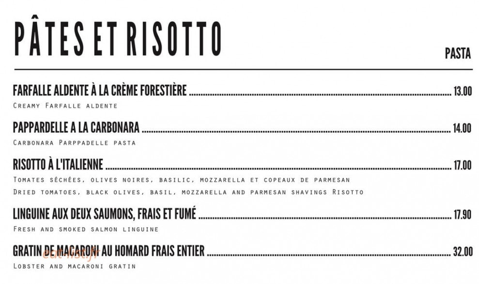 Le croisette — carte page 2