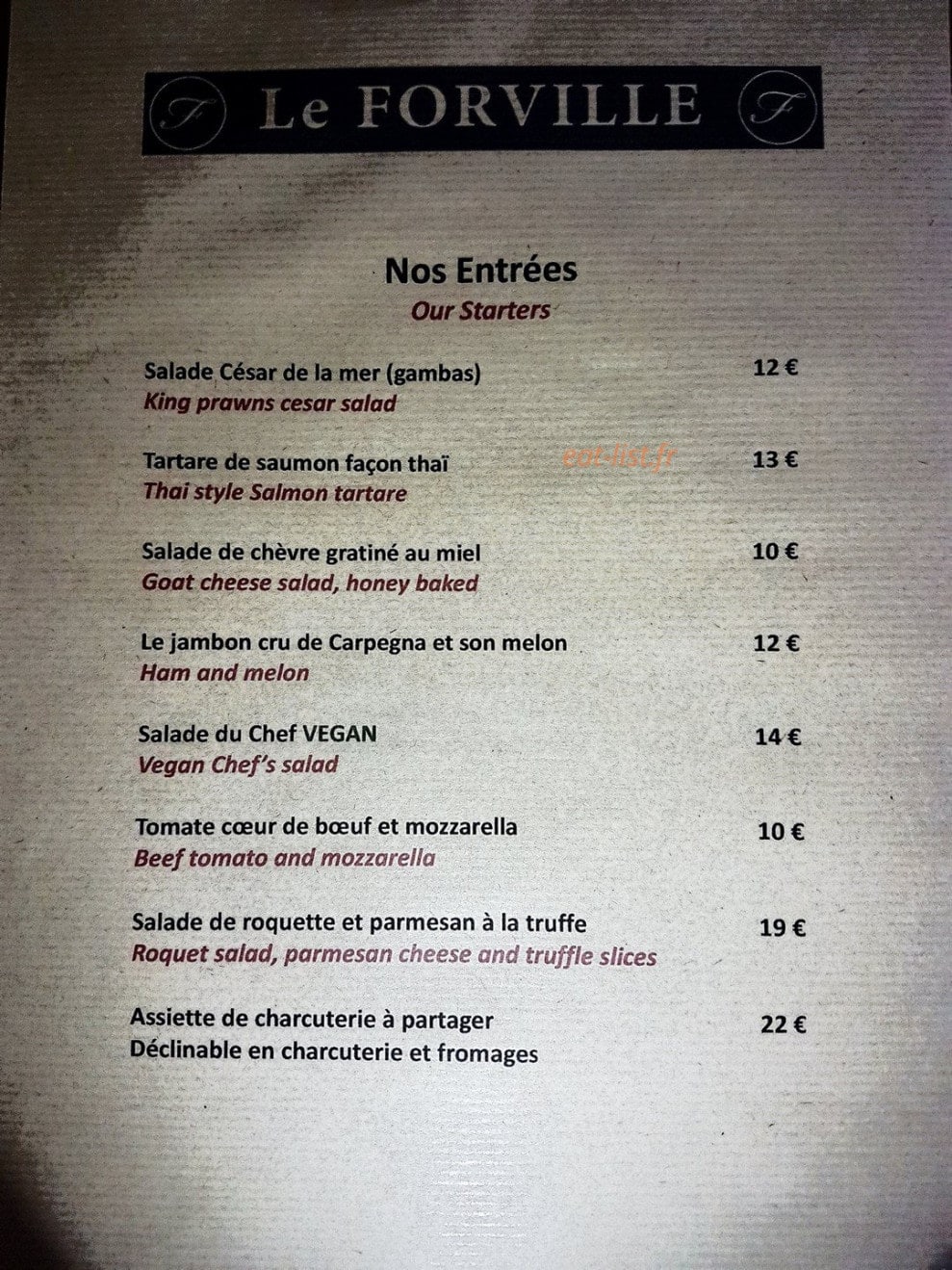 Le forville — carte page 1