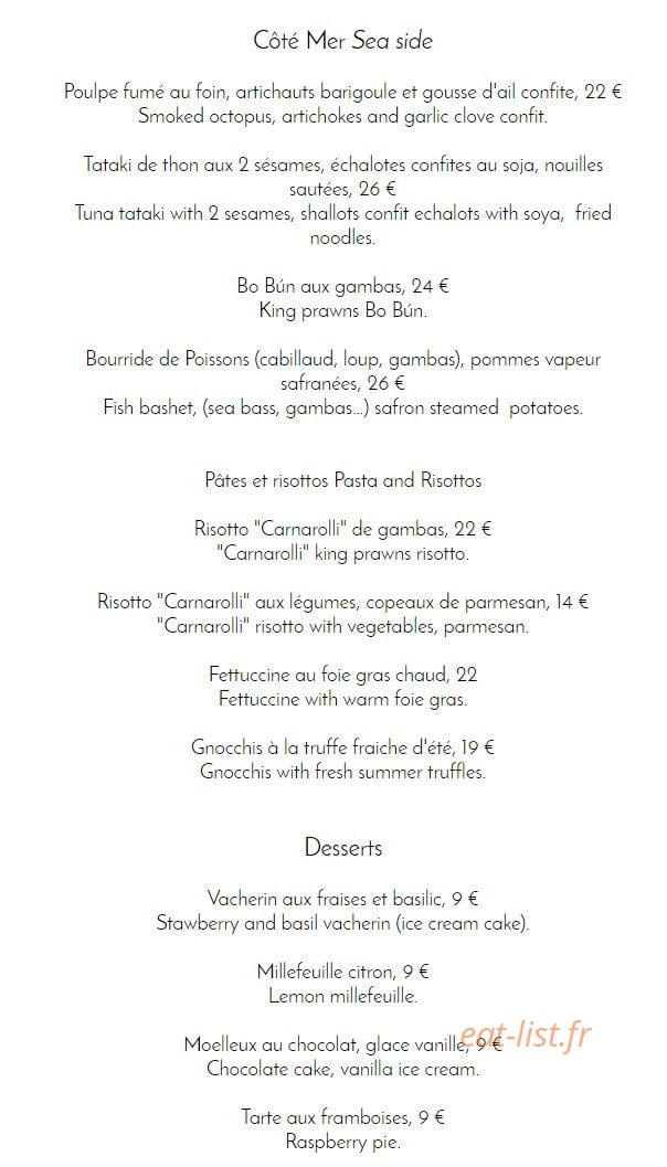 Le grain de sel — carte page 2