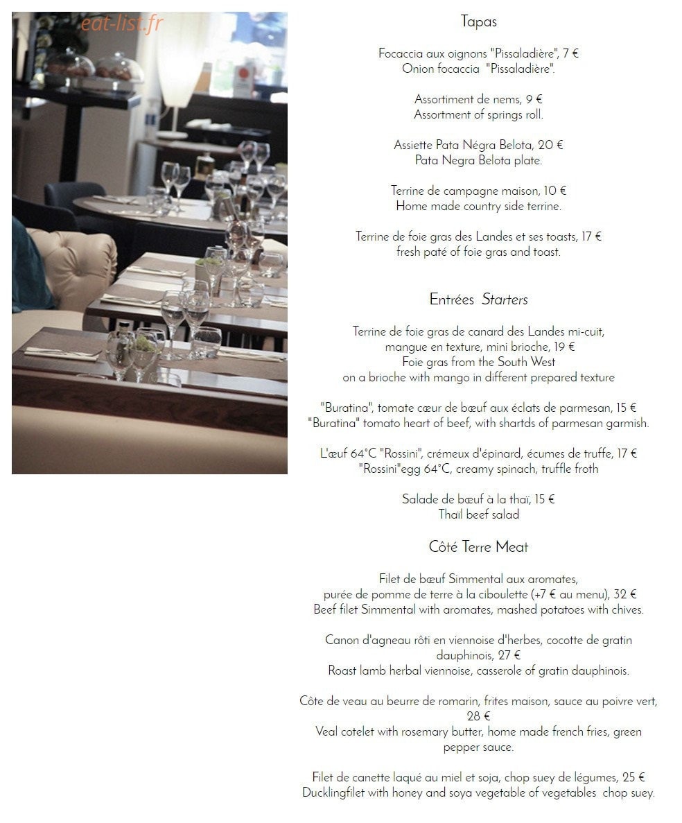 Le grain de sel — carte page 1