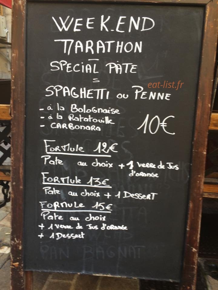 Le p'tit zinc — carte page 1