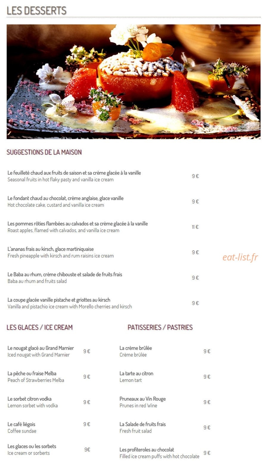Le Rendez-Vous — carte page 13