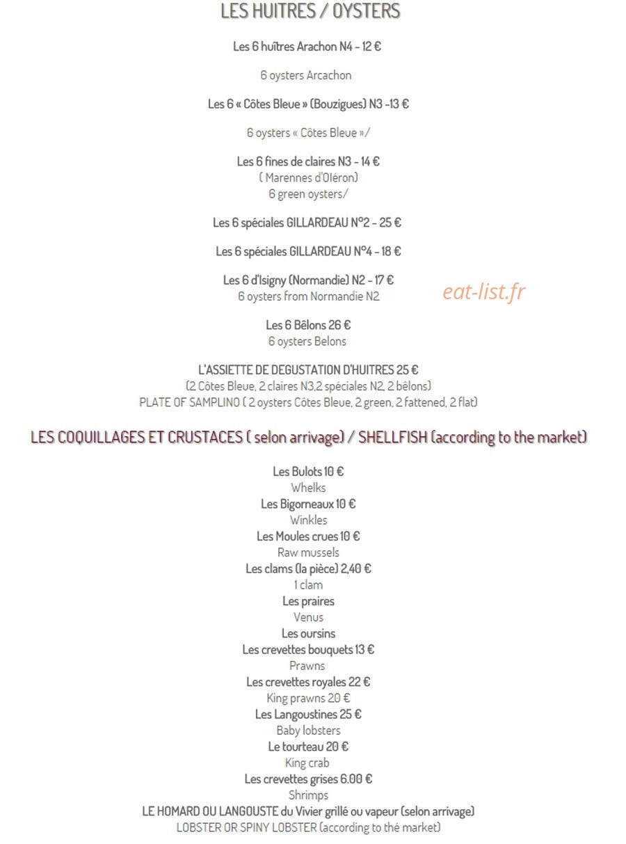 Le Rendez-Vous — carte page 5