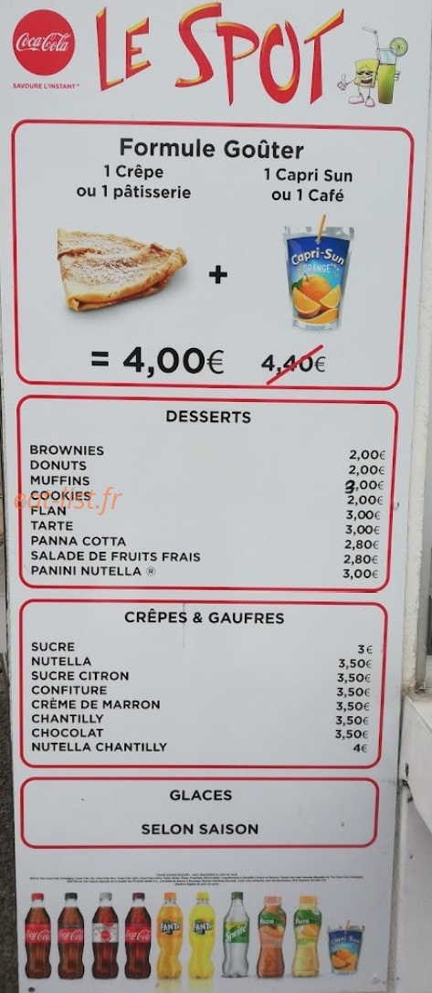 Le Spot — carte page 4