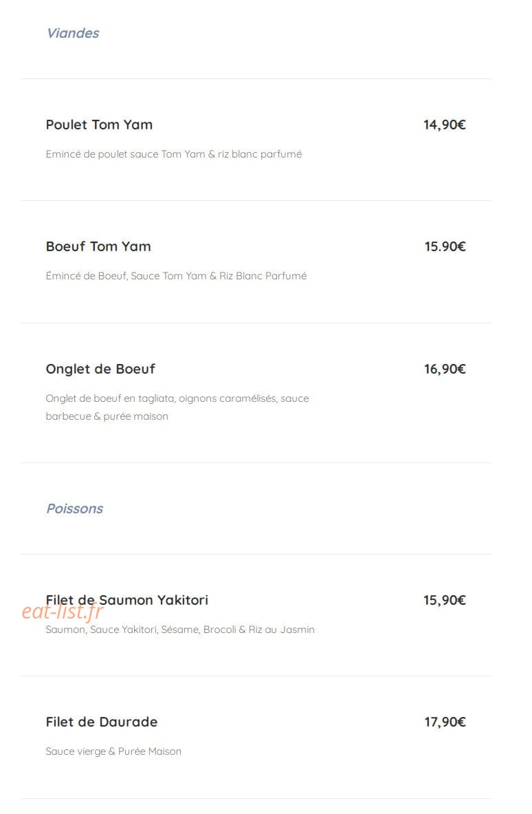 LM Food — carte page 3