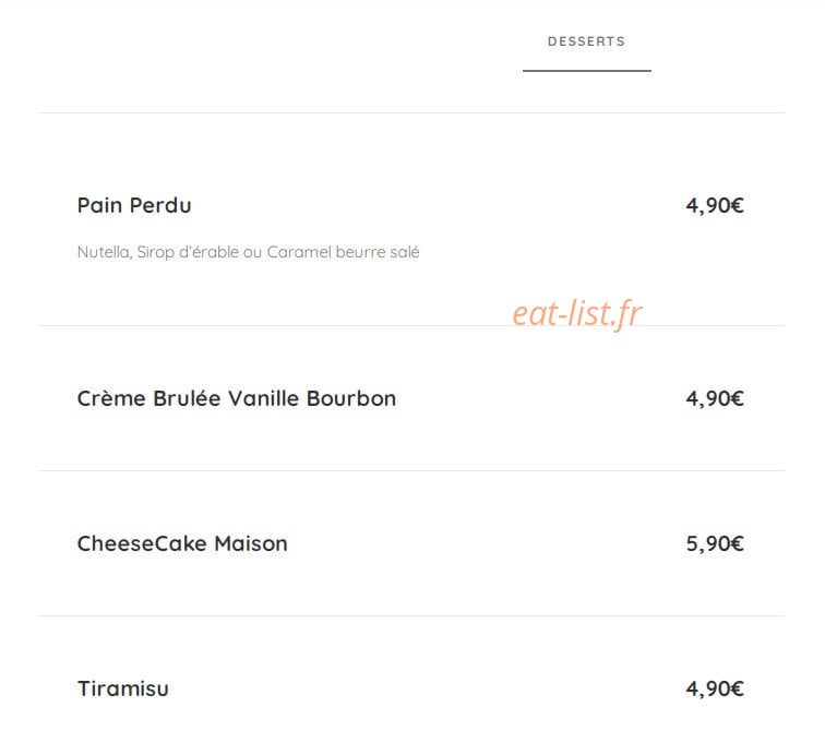 LM Food — carte page 7