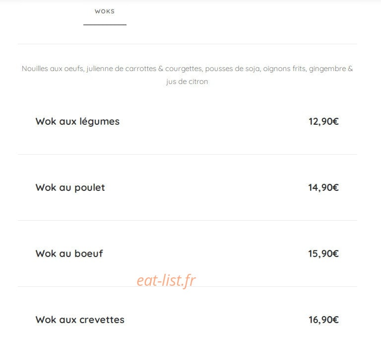 LM Food — carte page 2