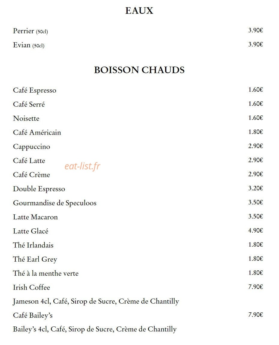 Ma nolan's irish pubs — carte page 10