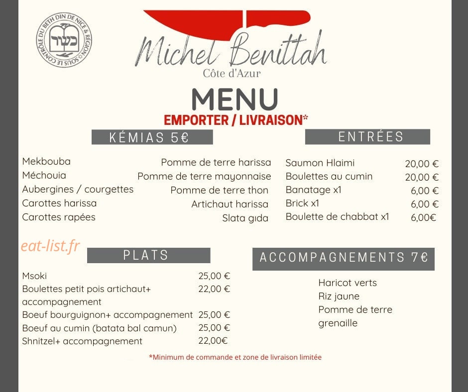 Michel Benittah — carte page 4