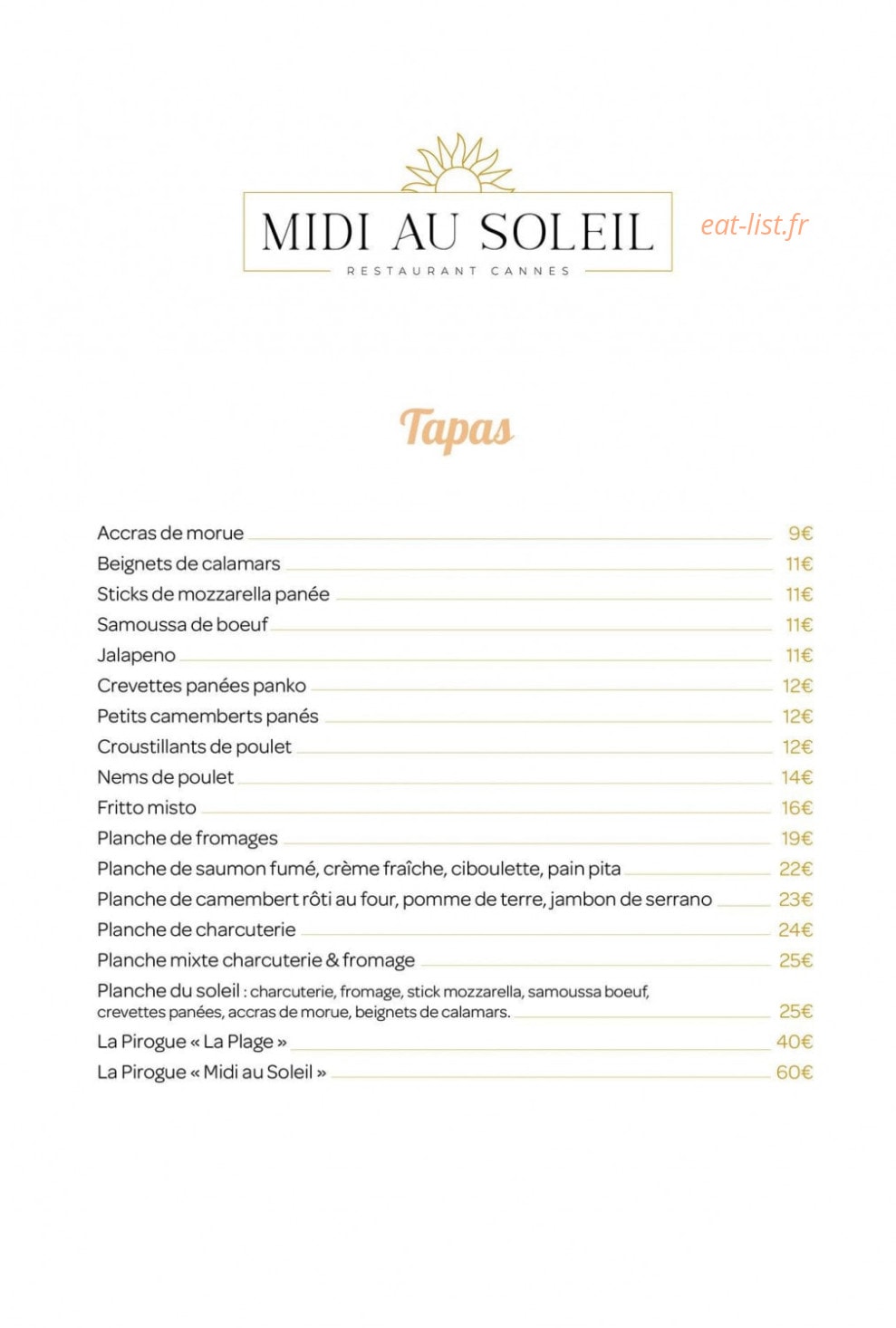 Midi au soleil — carte page 4