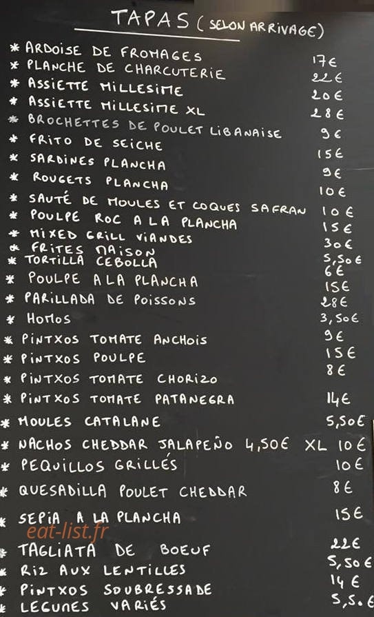 Millésime — carte page 1