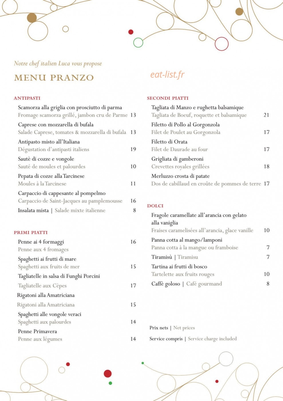 Montaigne & spa — carte page 2