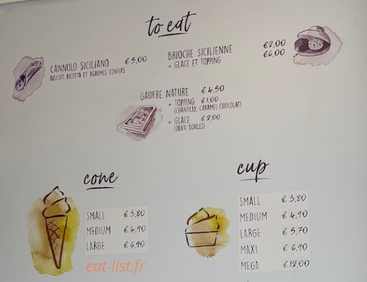 Nivà Gelato Italiano — carte page 2