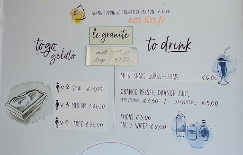 Nivà Gelato Italiano — carte page 3
