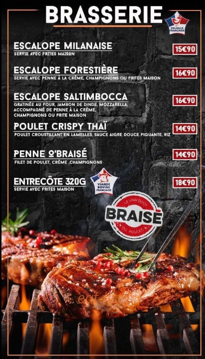 O'Braisé — carte page 2