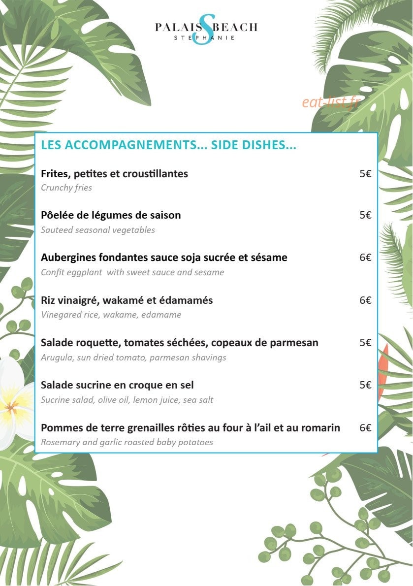 Palais Stephanie Beach — carte page 7