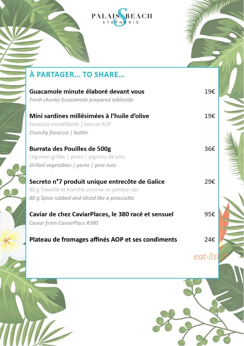 Palais Stephanie Beach — carte page 2