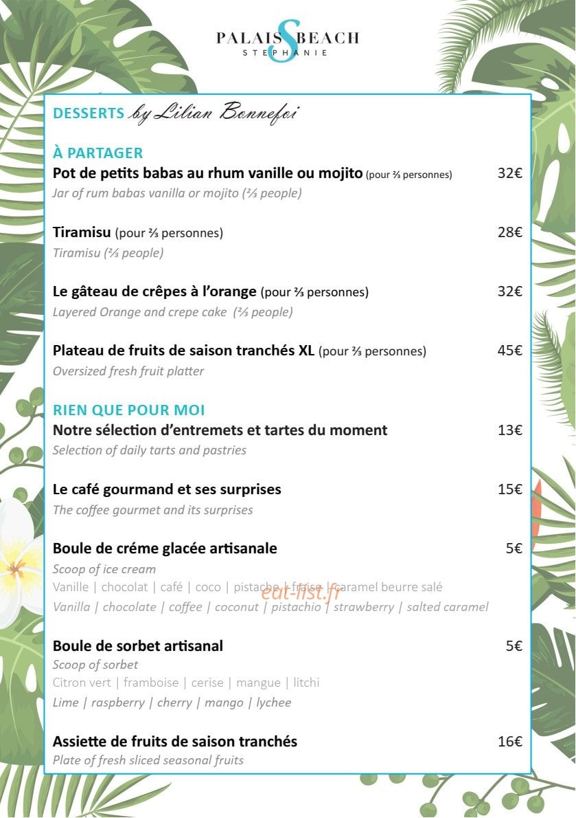 Palais Stephanie Beach — carte page 8