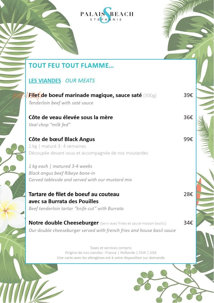 Palais Stephanie Beach — carte page 6