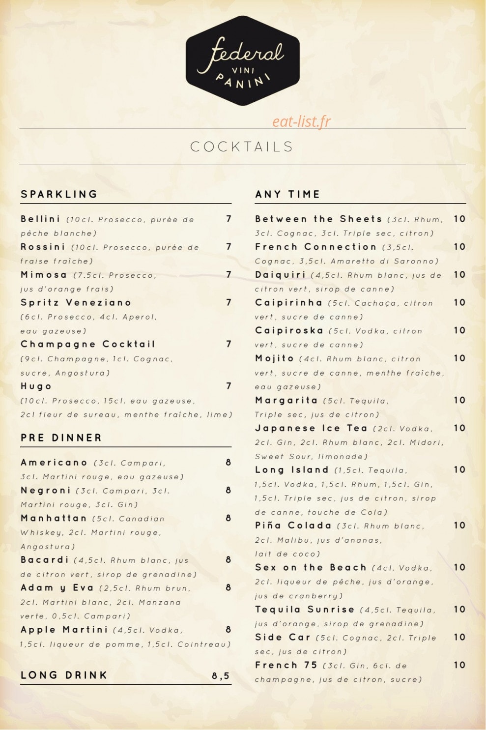 Panini Federal — carte page 2