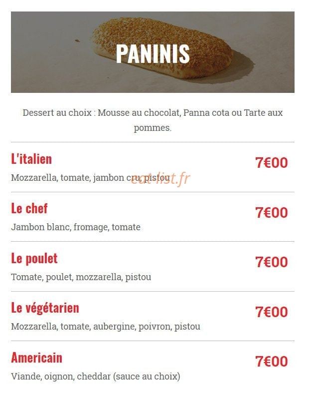 Pizza compagnie — carte page 3
