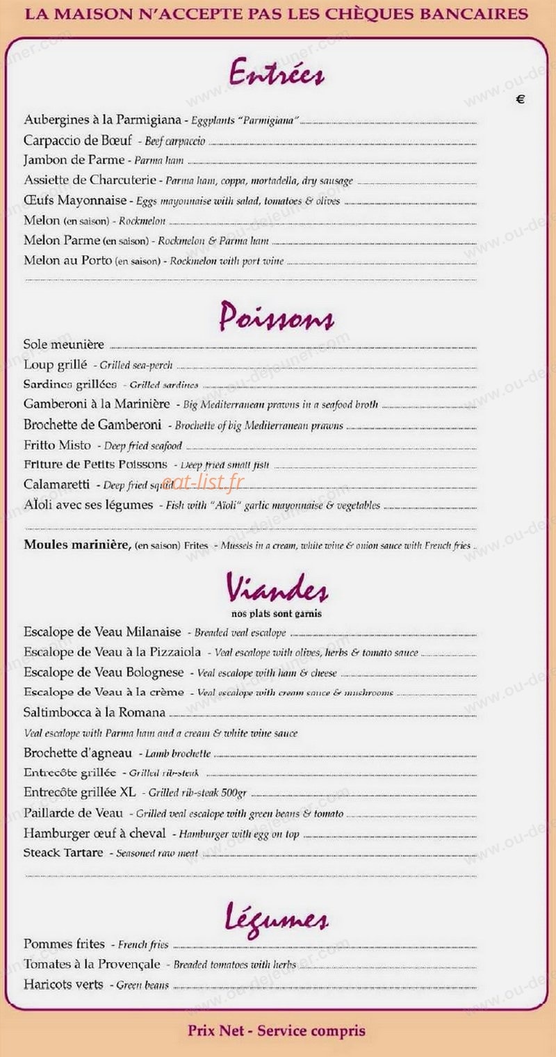Pizza Cresci — carte page 6