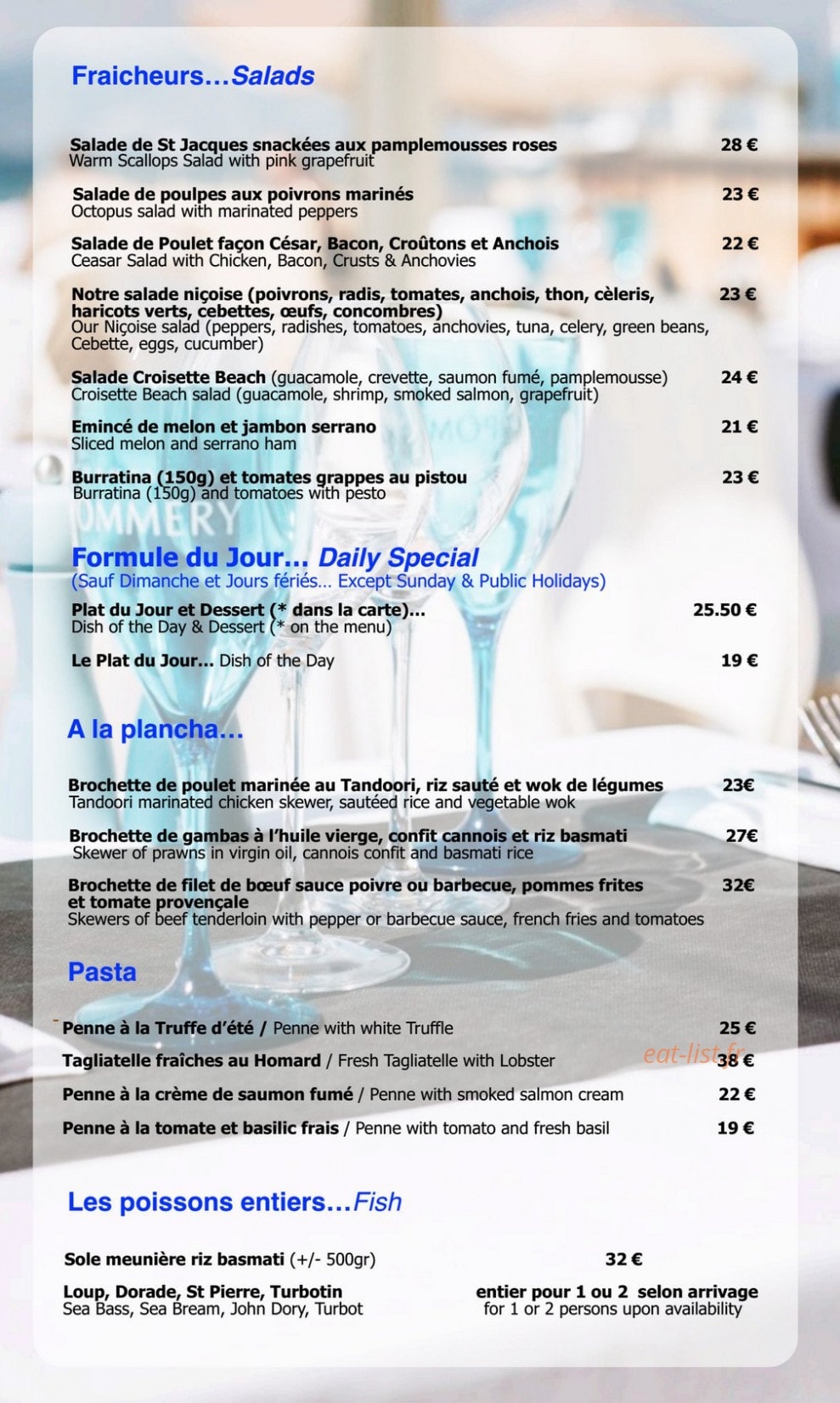 Plage croisette beach — carte page 3